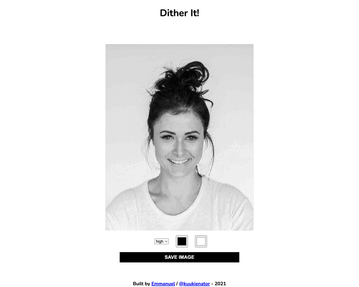 Dither it app screenshot