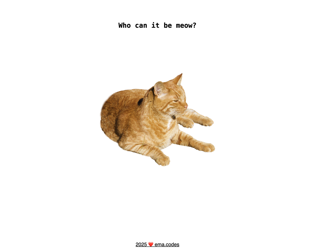 Who can it be meow screenshot